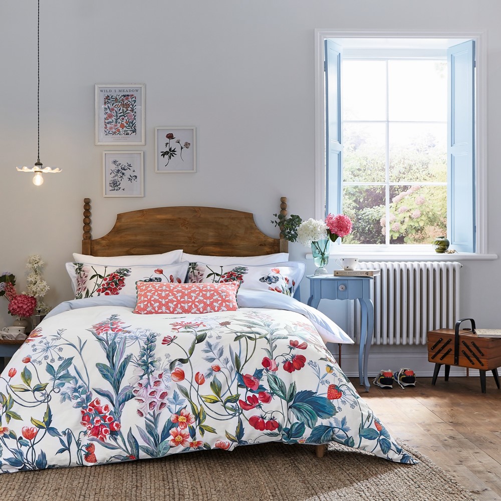 Permaculture Border Cotton Bedding Set By Joules in Multi